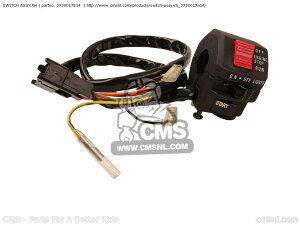 CMS �V�[�G���G�X (37200-26E10) SWITCH ASSY�CRH GSF600 1995 S E02 E04 E18 E22 E25 E34 1996 T E17 1997 V / P37 1998 W 1999 X GSF600S E24 GSF600S1998 GSF600SU GERMANY GSF600U SUZUKI �X�Y�L �n���h���X�C�b�`�E�X�C�b�`�{�b�N�X �n��