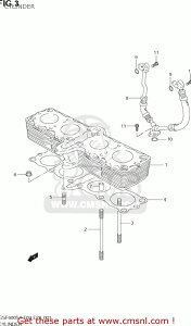 CMS �V�[�G���G�X CYLINDER GSF600S BANDIT 2000 Y USA E03 2001 K1 2002 K2 2003 K3 SUZUKI �X�Y�L �V�����_�[ �G���W���p�[�c �G���W��