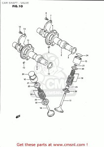 CMS �V�[�G���G�X (12710-01810) CAMSHAFT GS500E 1989 K USA E03 1990 L 1991 M 1992 N 1993 P 1994 R 1995 S 1996 T SUZUKI �X�Y�L �J���V���t�g �G���W���p�[�c �G���W��