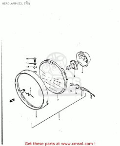 CMS V[GGX (35100-19D20-999) HEADLAMP ASSY GS450S 1984 E E06 E15 E34 E39 1985 F FINLAND ITALY AUSTRIA 1986 G 1987 H 1988 J E04 E22 E77 GS450SU GERMANY SUZUKI XYL wbhCg Η dn