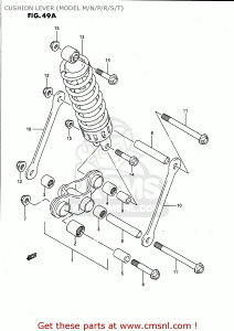 CMS �V�[�G���G�X (62601-01821) LEVER SET�CREAR CUSHION GS500E 1989 K USA E03 1990 L 1991 M 1992 N 1993 P 1994 R 1995 S 1996 T SUZUKI �X�Y�L ���̑��T�X�y���V�����I�v�V�����E��C���i �T�X�y���V���� �����