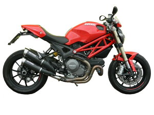 SPARK EXHAUST Xp[N }t[ ROUND XbvI}t[ 2{o X^_[h}Egdl Monster 1100 EVO 11-13 DUCATI hDJeB