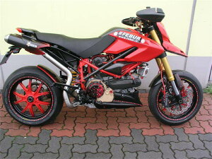 SPARK EXHAUST Xp[N }t[ ROUND XbvI}t[ 1in2pCvt HYPERMOTARD 796 09-12 DUCATI hDJeB