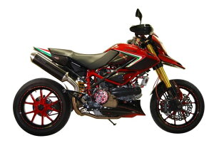 SPARK EXHAUST Xp[N }t[ OVAL XbvI}t[ VO HYPERMOTARD 1100 S EVO SP 07-12 DUCATI hDJeB