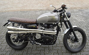 SPARK EXHAUST Xp[N }t[ tGL][Xg}t[ 2in2 Scrambler 05-15 TRIUMPH gCAt