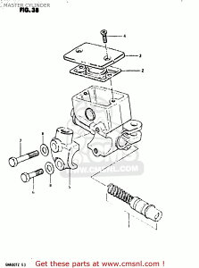 CMS �V�[�G���G�X (59600-44X50) CYLINDER ASSEMBLY�CMASTER GS450GA 1985 F USA E03 GS450L 1980 T 1981 X 1982 Z 1983 D 1986 G 1987 H 1988 J GS650GL SUZUKI �X�Y�L �u���[�L�}�X�^�[�V�����_�[ �u���[�L