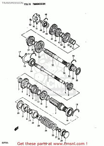 CMS �V�[�G���G�X (24250-45102) GEAR�CFIFTH DRIVE GS850G 1979 N USA E03 SUZUKI �X�Y�L �~�b�V�����E�M�A �G���W���p�[�c �G���W��