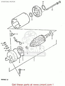CMS �V�[�G���G�X (31100-30B00-H17) MOTOR ASSEMBLY�CSTARTING SUZUKI �X�Y�L �X�^�[�^�[���[�^�[ �d���n