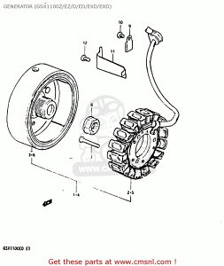 CMS �V�[�G���G�X (31401-09300) STATOR ASSEMBLY GS1100E 1982 Z USA E03 1983 D GS1100ES SUZUKI �X�Y�L ���M�����[�^�[�E���N�`�t�@�C�� �d���n