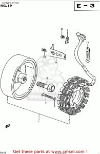 CMS �V�[�G���G�X (31401-47030) STATOR ASSEMBLY GS450GA 1982 Z USA E03 1983 D SUZUKI �X�Y�L ���M�����[�^�[�E���N�`�t�@�C�� �d���n