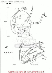 CMS �V�[�G���G�X (94402-01D60-33J) COVER SET�CUPPER COWLING GS500E 1989 K USA E03 1990 L 1991 M 1992 N 1993 P 1994 R 1995 S 1996 T SUZUKI �X�Y�L �r�L�j�J�E�� �J�E���֘A �O��