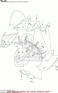 CMS �V�[�G���G�X (94510-31F10) BRACE COMP�CCOWLING GSF600S BANDIT 2000 Y USA E03 2001 K1 2002 K2 2003 K3 SUZUKI �X�Y�L �J�E���X�e�[ �O��