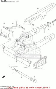 CMS �V�[�G���G�X SWINGINGARM ASSY�CRR GSF600S BANDIT 2000 Y USA E03 2001 K1 2002 K2 2003 K3 SUZUKI �X�Y�L �X�C���O�A�[�� �����