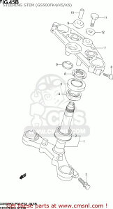 CMS �V�[�G���G�X (5141001D91) STEM�C STEERING GS500F 2004 K4 USA E03 2005 K5 2006 K6 2007 K7 2008 K8 2009 K9 SUZUKI �X�Y�L �g���v���c���[�E�X�e���E�A���_�[�u���P�b�g �n���h��