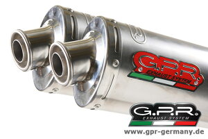GPR W[s[A[ CLASSIC LINE STEEL yNVbNC X`[z (DUCATI MONSTER S2R 2003-07 MEDIUM COMPLETE INSTALLATION WITH DOUBLE MUFFLER EXHAUST) tGL][Xg}t[ DUCATI hDJeB }t[