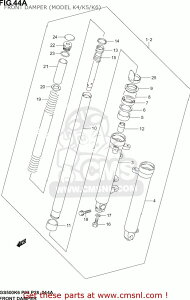 CMS �V�[�G���G�X TUBE�C OUTER RH GS500F 2004 K4 USA E03 2005 K5 2006 K6 2007 K7 2008 K8 2009 K9 SUZUKI �X�Y�L ���̑��t�����g�t�H�[�N�I�v�V�����E��C���i �T�X�y���V���� �����