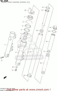 CMS �V�[�G���G�X TUBE�COUTER�CR GSF600S BANDIT 2000 Y USA E03 2001 K1 2002 K2 2003 K3 SUZUKI �X�Y�L ���̑��t�����g�t�H�[�N�I�v�V�����E��C���i �T�X�y���V���� �����