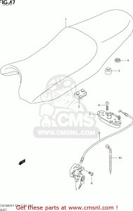 CMS V[GGX (45100-31F02-BH4) SEAT ASSEMBLY GSF600S BANDIT 2000 Y USA E03 2001 K1 2002 K2 2003 K3 SUZUKI XYL V[g V[g֘A O