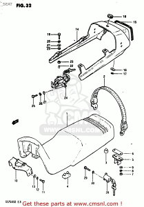 CMS V[GGX (45100-49306-B6D) SEAT ASSEMBLY GS750A 1983 D USA E03 SUZUKI XYL V[g V[g֘A O