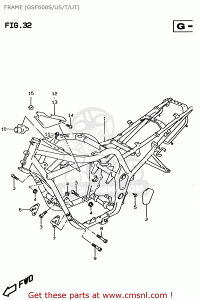 CMS �V�[�G���G�X (4110026E511ZV) FRAME COMP GSF600 1995 S E02 E04 E18 E22 E25 E34 1996 T E17 1997 V / P37 1998 W 1999 X GSF600S E24 GSF600S1998 GSF600SU GERMANY GSF600U SUZUKI �X�Y�L �t���[��