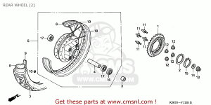 CMS �V�[�G���G�X (42650-KBG-315) WHEEL SET RR CB250 1994 R SPAIN / SPO 1998 W MEXICO KPH 1999 X MPH NIGHTHAWK 1990 L USA 1993 P 1995 S 1996 T 1997 V HONDA �z���_ �z�C�[�� �z�C�[���֘A �����