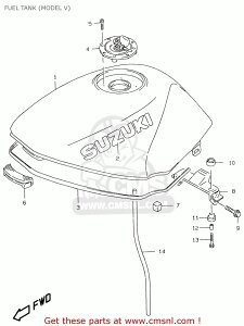 CMS �V�[�G���G�X (44100-02DC2-1LF) TANK ASSEMBLY�CFUEL GS500E 1997 V E02 E04 E22 E24 E25 E34 E37 USA E03 1998 W E18 1999 X 2000 Y GS500EU E39 SUZUKI �X�Y�L �K�\�����^���N �^���N�֘A �O��