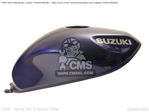 CMS �V�[�G���G�X TANK ASSY�CFUEL(BLUE) GSF600S BANDIT 2000 Y USA E03 2001 K1 2002 K2 2003 K3 SUZUKI �X�Y�L �K�\�����^���N �^���N�֘A �O��