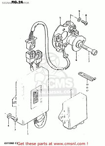 CMS �V�[�G���G�X (33110493A0) GENERATOR ASSEMBLY�CSIGNAL GS1100G 1982 Z GENERAL EXPORT E01 1983 D GS1100GK SUZUKI �X�Y�L ���̑��C�O�j�b�V�����E�_�΃p�[�c �_�Όn �G���W��