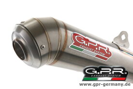 GPR ジーピーアール GPR PowerCAN STEEL (SUZUKI GSX-S 1000 2015 SLIP ON EXHAUST MUFFLER) スリップオンマフラー GSX-S1000