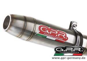GPR W[s[A[ DEEP TONE STAINLESS STEEL yfB[vg[ XeXX`[z (DERBI 125 2009-10 COMPLETE SYSTEM EXHAUST WITH KAT) tGL][Xg}t[ GPR125 DERBI fr }t[