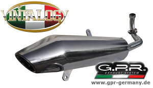 GPR W[s[A[ VINTALOGY (PIAGGIO VESPA GTS - GTV TOURING SUPER 2008-14 COMPLETE SYSTEM EXHAUST) tGL][Xg}t[ PIAGGIO sAWI }t[