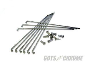 GUTS CHROME ガッツクローム 【W&W】19インチコンベンショナルリム スポークセット HARLEY-DAVIDSON ハーレーダビッドソン スポーク・ニップル ホイール関連 足回り