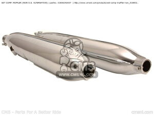 CMS �V�[�G���G�X SET COMP. MUFFLER (NON O.E. ALTERNATIVE) CB450K1 1968 USA CB450K2 1969 HONDA �z���_ �t���G�L�]�[�X�g�}�t���[ �}�t���[