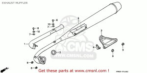 CMS V[GGX (18350-GN8-701) MUFFLER COMP.CEXH C90 CUB N ENGLAND P GREECE C90M / SEL HONDA z_ tGL][Xg}t[ }t[