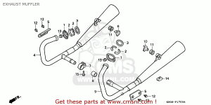 CMS �V�[�G���G�X (18400-KBG-702) MUFFLER COMP.�CL.E CB250 1994 R BELGIUM FRANCE NETHERLANDS PORTUGAL SPAIN / SPO HONDA �z���_ �t���G�L�]�[�X�g�}�t���[ �}�t���[