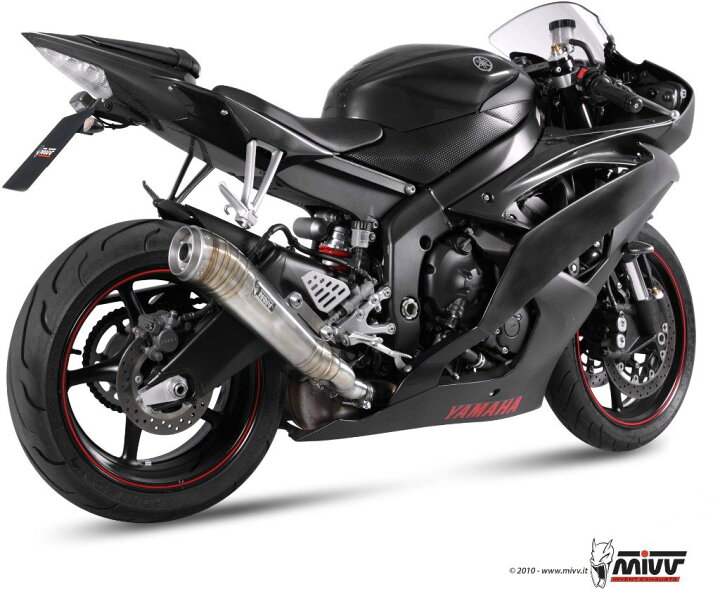 楽天市場】MIVV ミヴ GHIBLI スリップオンマフラー YZF-R6 