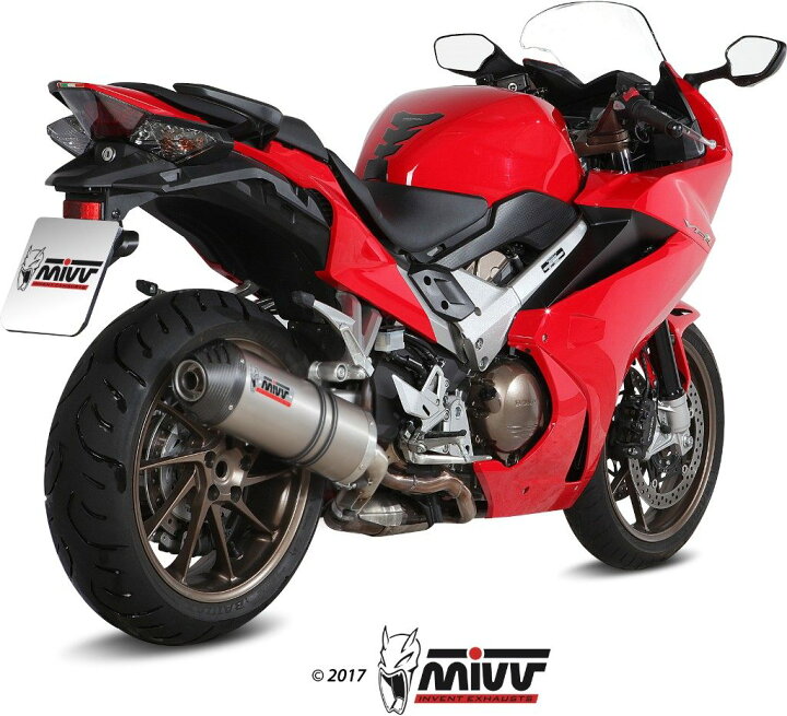 楽天市場】MIVV ミヴ OVAL スリップオンマフラー VFR800F : ウェビック 