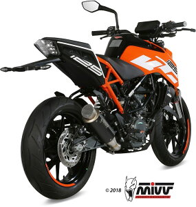 MIVV ミヴ GP PRO BLACK スリップオンマフラー 125DUKE 390DUKE RC125 RC390 KTM マフラー