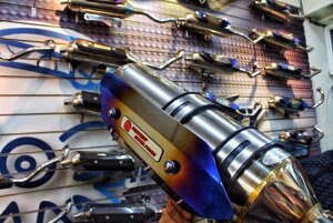 S-RZ GXA[[bg ST2 Full exhaust system (Fixed muffler hanger clamp^Stainless steel pipe) ES 150 OZ aeonmotor A[^[ tGL][Xg}t[ }t[ ^CvFFit for original motorcycle