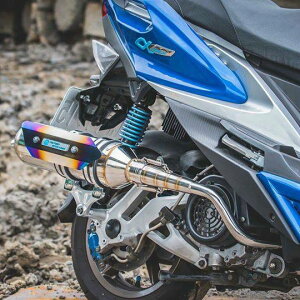 S-RZ �G�X�A�[���[�b�g ST1 Full exhaust system(Horizontal type silencer) Fighter 150 JET S SYM �t���G�L�]�[�X�g�}�t���[ �}�t���[ �^�C�v�FExhaust pipe gradual expansion