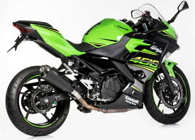 SHARK シャーク DSX-7 スリップオンエキゾースト (2-1) スーパーショート Ninja 400 Z400 KAWASAKI カワサキ KAWASAKI カワサキ material：coated stainless steel／carbon(color：mattblack)