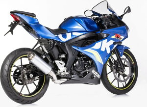 HURRIC tbN TEC1n(1-1)X[p[V[g GSX-R 125 GSX-S SUZUKI XYL tGL][Xg}t[ }t[ materialFpolished aluminium(colorFsilver)
