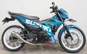 R9 Exhaust �A�[���i�C���G�L�]�[�X�g GPX-SS �t���G�L�]�[�X�g Satria F150 FU 150 FI SUZUKI �X�Y�L �t���G�L�]�[�X�g�}�t���[ �}�t���[