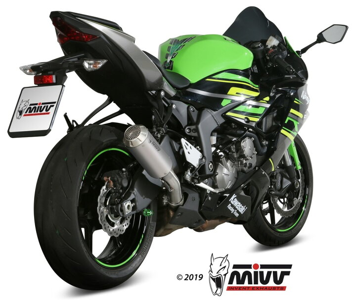 楽天市場】MIVV ミヴ MK3 スリップオンマフラー ZX-6R KAWASAKI 