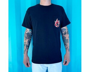 DICE MAGAZINE �|�P�b�gT�V���c ���@���p�C�A T�V���c �A�p���� �T�C�Y�FL(Body Length 30 Chest Width 22)