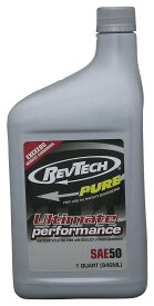 RevTech レブテック エンジンオイル PURE【SAE50】【0.946L(1クオート)】【4サイクルオイル】