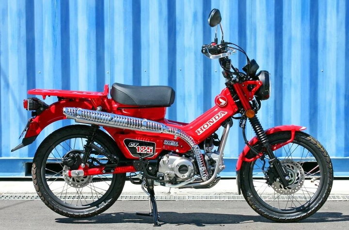 楽天市場】OUTEX アウテックス OUTEXマフラー CT125 ハンターカブ 