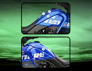EAZI-GUARD �C�[�W�[�K�[�h PPF FULL TANK PROTECTION XTZ700 TENERE YAMAHA ���}�n �v���e�N�V�����t�B�����E�ی�t�B���� �O��