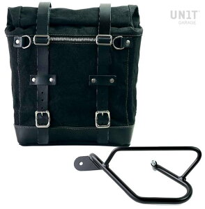 UNIT GARAGE ���j�b�g�K���[�W CANVAS SIDE PANNIER SCRAM�{SUBFRAME V9 Bobber MOTOGUZZI ���g�O�b�` �T�C�h�o�b�O �ԑ̗p�o�b�O�E�P�[�X