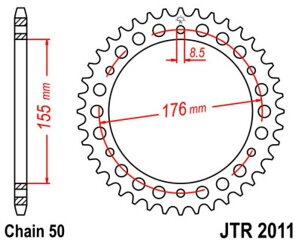 JT SPROCKETS JT�X�v���P�b�g Steel Standard Rear Sprocket 2011 - 530 DAYTONA 955 T595 955I SPEED TRIPLE 1050 ABS R RS S SPRINT GT ST TIGER SPORT TRIUMPH �g���C�A���t �h���u���X�v���P�b�g�E���A�X�v���P�b�g �쓮�n
